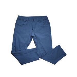 Lululemon ABC 5 Pocket Slim Fit Pants Gray/Blue Mens 33